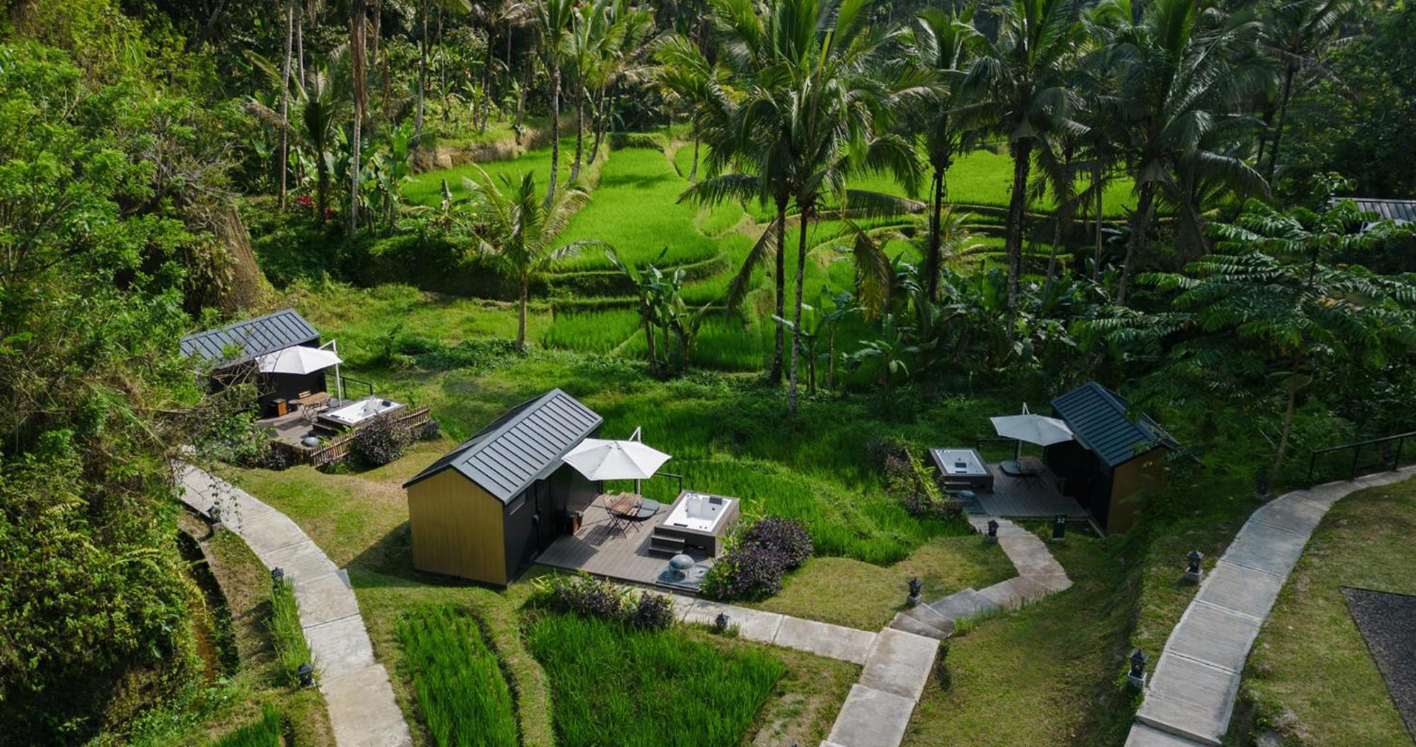 Bobocabin Ubud, Bali Bagian luar foto