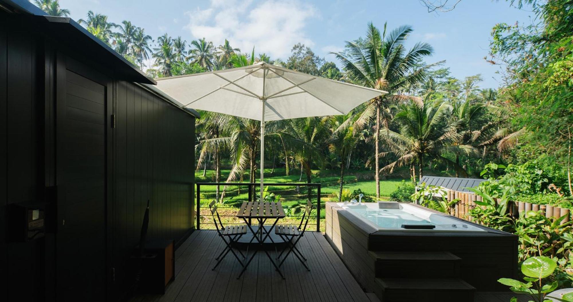 Bobocabin Ubud, Bali Bagian luar foto